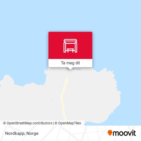 Nordkapp kart