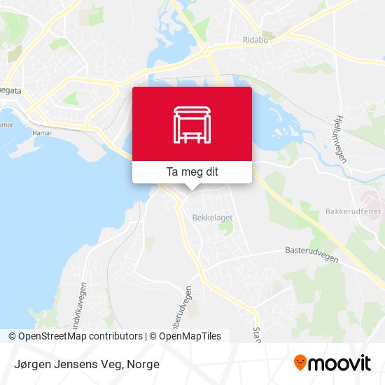 Jørgen Jensens Veg kart