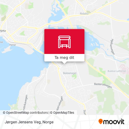 Jørgen Jensens Veg kart
