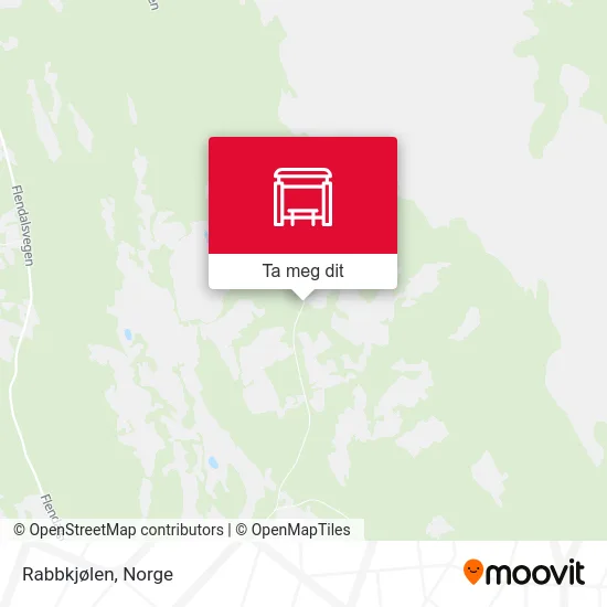 Rabbkjølen kart