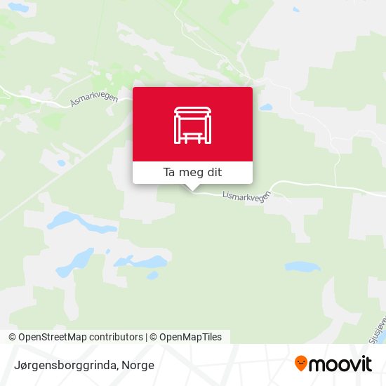 Jørgensborggrinda kart