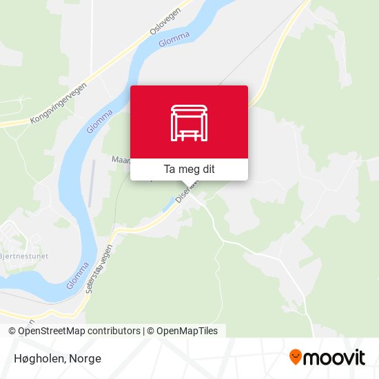 Høgholen kart