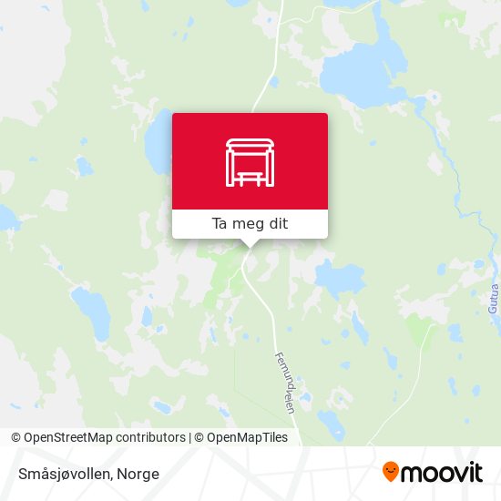 Småsjøvollen kart
