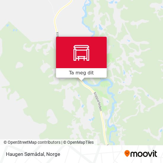 Haugen Sømådal kart