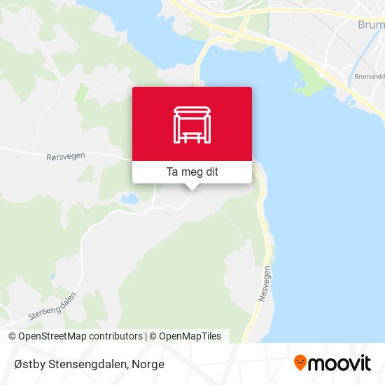 Østby Stensengdalen kart