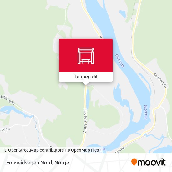 Fosseidvegen Nord kart