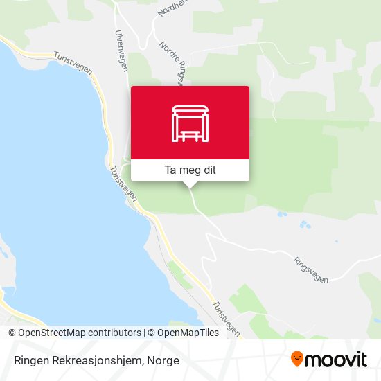Ringen Rekreasjonshjem kart