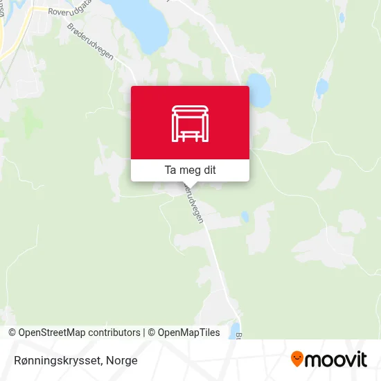 Rønningskrysset kart