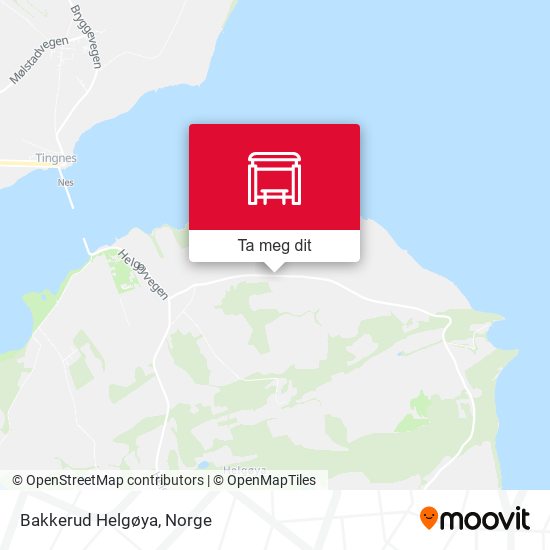 Bakkerud Helgøya kart