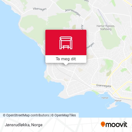 Jønsrudløkka kart