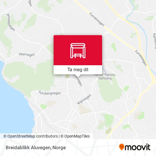 Breidablikk Aluvegen kart