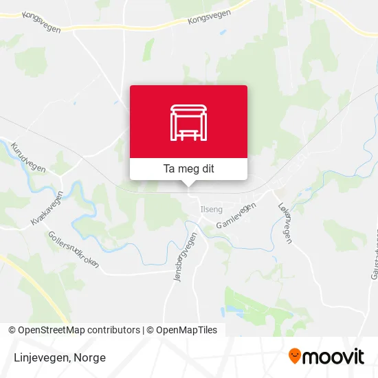 Linjevegen kart
