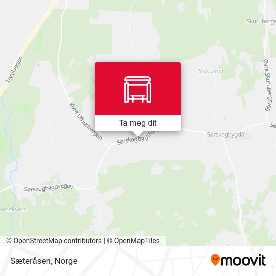 Sæteråsen kart