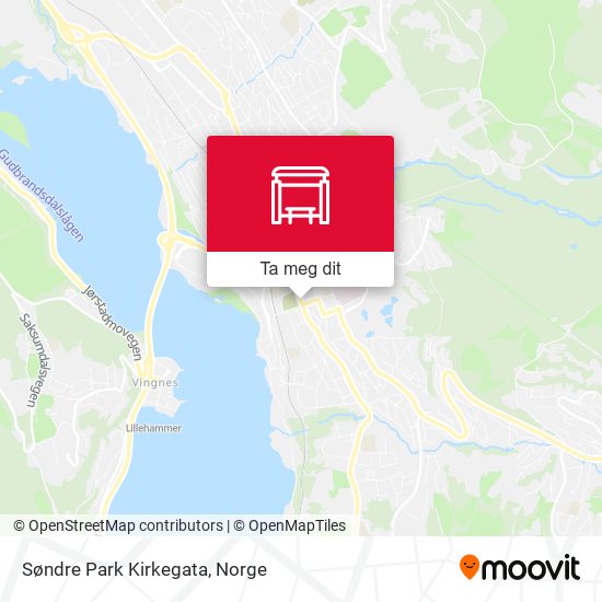 Søndre Park Kirkegata kart