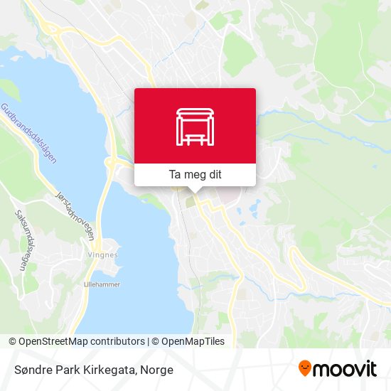 Søndre Park Kirkegata kart