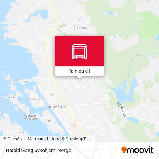 Haraldsvang Sykehjem kart