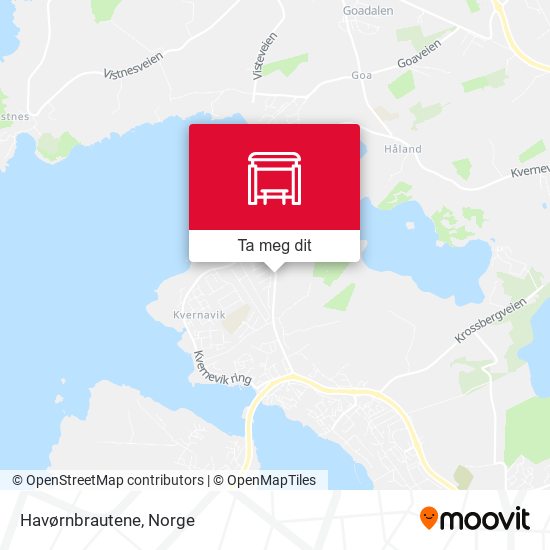 Havørnbrautene kart