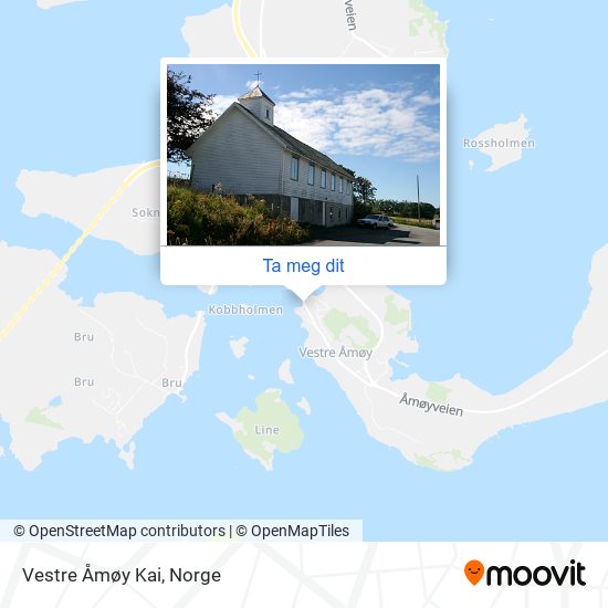 Vestre Åmøy Kai kart