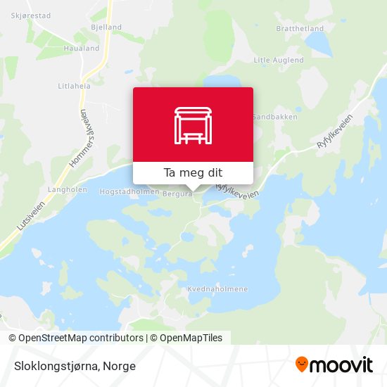 Sloklongstjørna kart