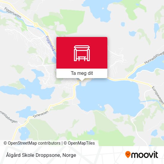 Ålgård Skole Droppsone kart