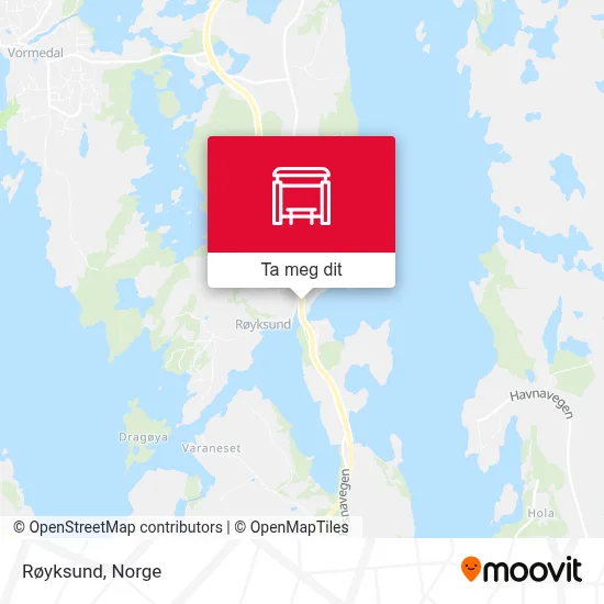 Røyksund kart