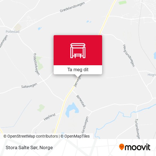 Stora Salte Sør kart