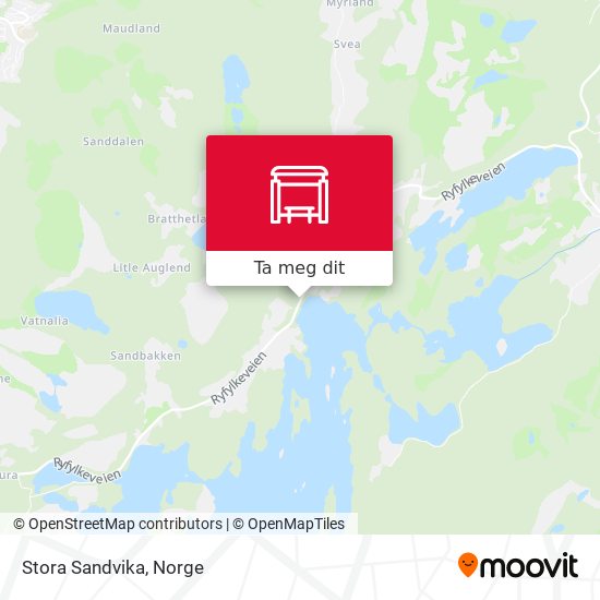 Stora Sandvika kart