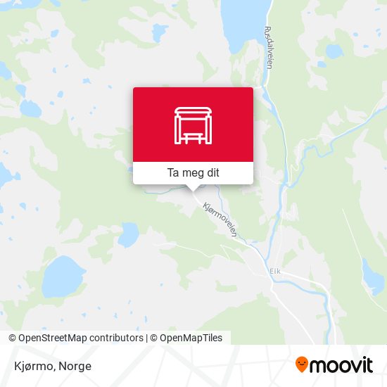 Kjørmo kart