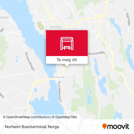 Norheim Bussterminal kart