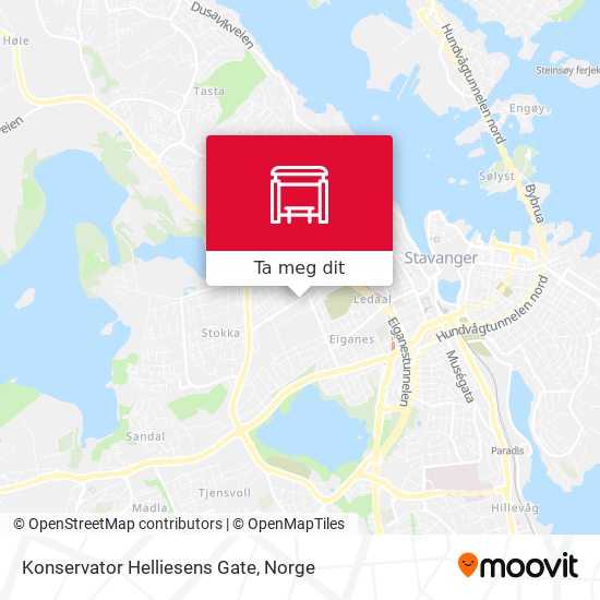 Konservator Helliesens Gate kart