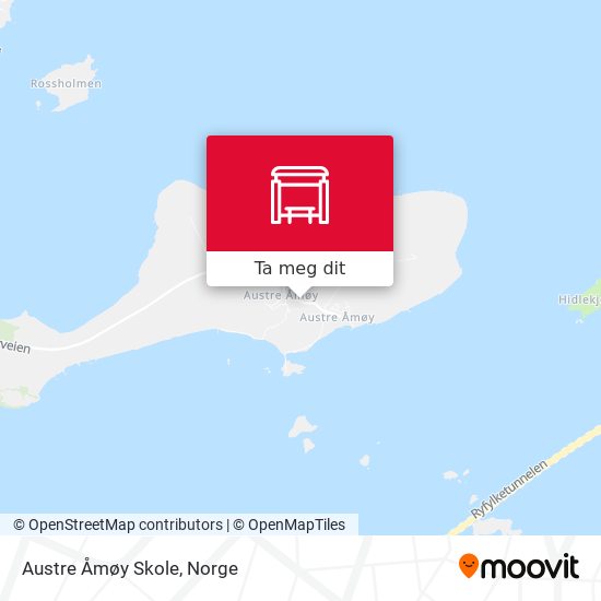 Austre Åmøy Skole kart