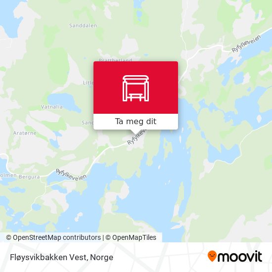 Fløysvikbakken Vest kart