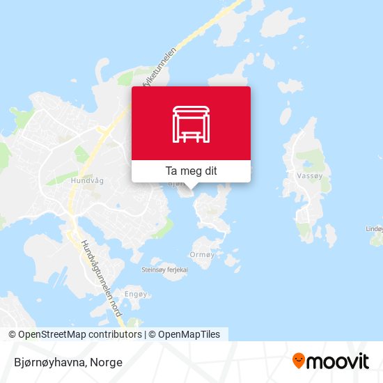 Bjørnøyhavna kart