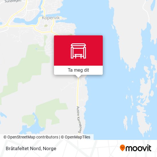 Bråtafeltet Nord kart