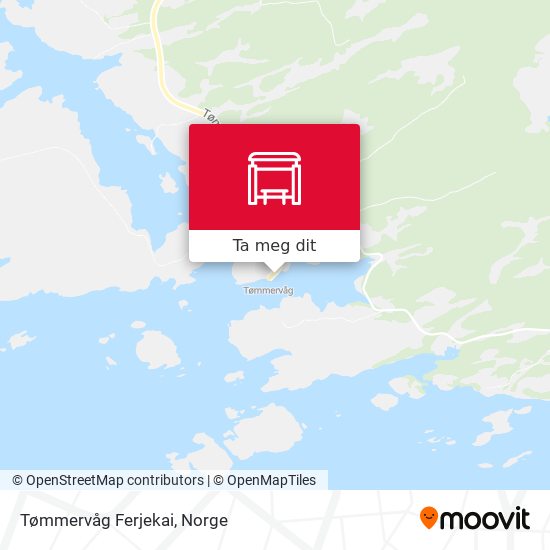 Tømmervåg Ferjekai kart