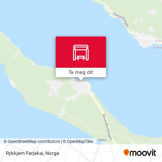 Rykkjem Ferjekai kart