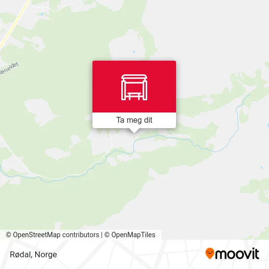 Rødal kart