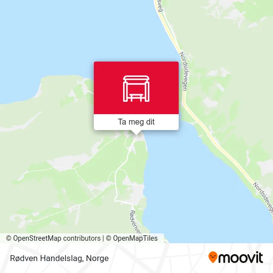 Rødven Handelslag kart