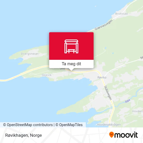 Røvikhagen kart