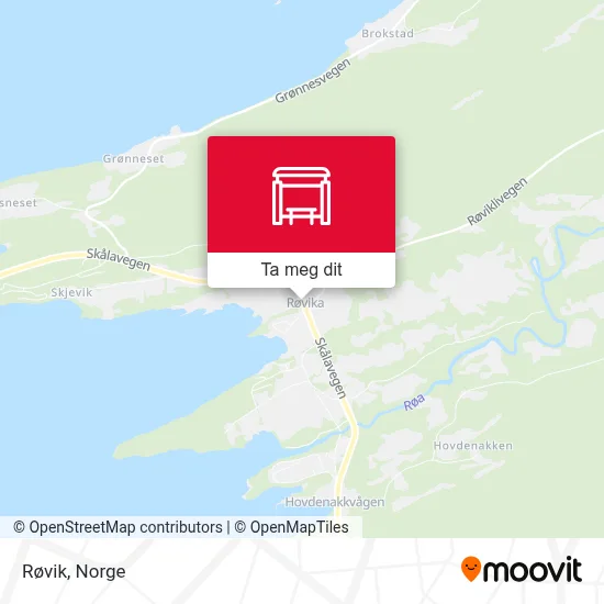Røvik kart