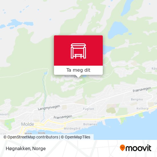 Høgnakken kart