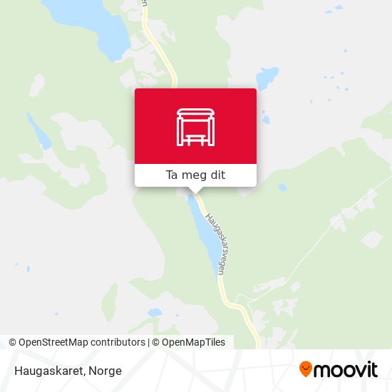 Haugaskaret kart