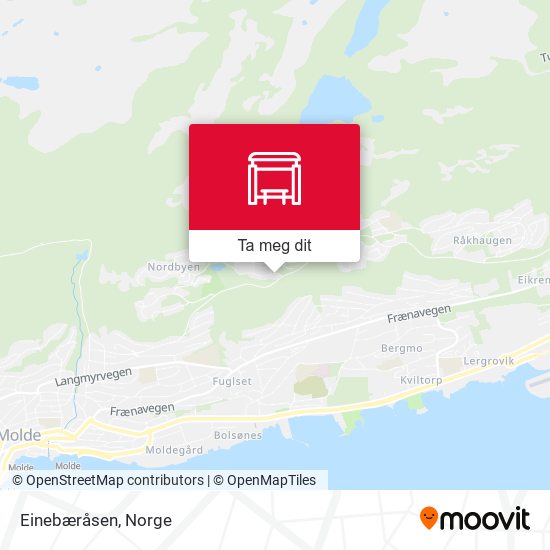 Einebæråsen kart