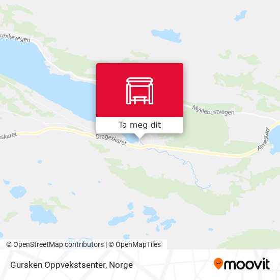Gursken Oppvekstsenter kart
