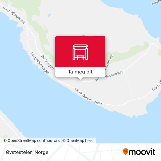 Øvstestølen kart