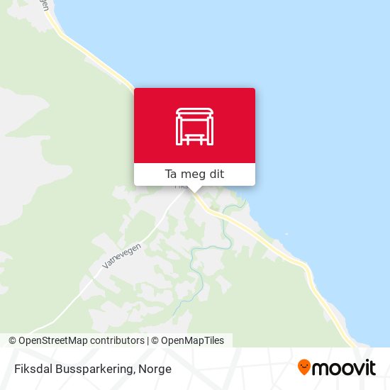 Fiksdal Bussparkering kart