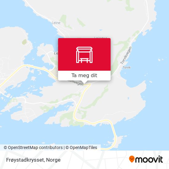 Frøystadkrysset kart