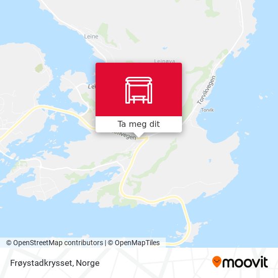 Frøystadkrysset kart