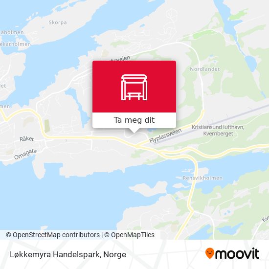 Løkkemyra Handelspark kart