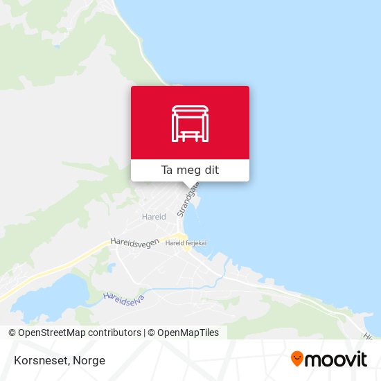 Korsneset kart